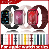 ราคา พร้อมส่ง สายแอปเปิ้ลวอช สาย for apple watch series 9 8 7 41mm 45mm ซิลิโคน for apple watch 9 8 7 6 5 4 3 2 1 SE สาย For apple watch ultra ultra 2 49mm 38 40 41 42 44 45mm (13086624962)