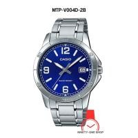 ราคา CASIO นาฬิกาข้อมือผู้ชาย ดีไซน์สวย เรียบหรู MTP V004D 1B MTP V004D 1B2 MTP V004D 2B MTP V004D 7B MTP V004D 7B2 ของแท้ 100 กันน้ำ บอกวันที่ รับประกัน 1 ปี มีใบรับประกัน (20589418970)