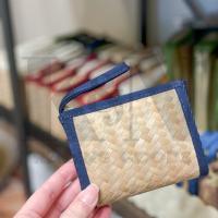 ราคา กระเป๋าตังสานหวาย Handmade ทรงเหลี่ยมแบบ 1 หู 1 ใบ (1098738805)