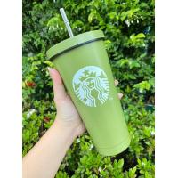 ราคา F แก้วเก็บความเย็น สแตนเลส 2 ชั้น ทรงสตาร์บัค ไอไม่เกาะ แถมหลอด 750ml สั่งด่วน (20306455633)