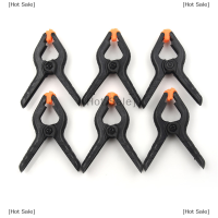 ราคา Hot Sale 6pcs เครื่องมือพลาสติกแข็งไม้จับ2นิ้วสลับ Clamps Spring CLIP TOOL (20131991965)