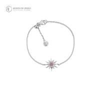 ราคา Maison de Jewels Gemini Star Braclet กำไลเงิน โรสโกลด์ ดาว ดีไซน์ อินเทรนด์ (511412137)