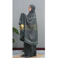 ราคา ชุดมุสลิม สำหรับละหมาด ชุดละหมาดปักดอกพร้อมสำหรับกระเป๋าพกพา ผ้าคลุมสำหรับละหมาดผู้หญิง (11309675001)