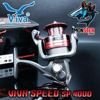 ราคา รอกตกปลา รอกสปินนิ่ง VIVA รุ่น Speed Series มาพร้อมแขนแต่ง GREY RED (3794722784)