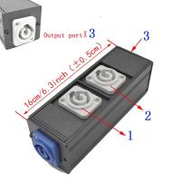 ราคา รางปลั๊กไฟ PDU Aluminum Box Enclosure NAC3MPA NAC3MPB C Power Chassis for Stage Light LED Connector 20A 250V (18494873162)