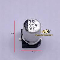 ราคา 10ตัว cกระป๋อง smd capacitor 10uf 16v 10uf 25v 10uf 35v 10uf 50v (9915521600)