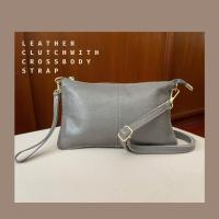 ราคา กระเป๋าคลัทช์ มีสายสะพายยาว หนังแท้ (20477779491)