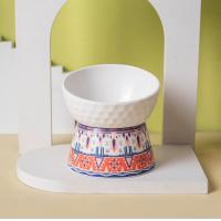 ราคา ชามอาหารสัตว์ ชามใส่อาหารเซรามิค ชามใส่อาหารสุนัขและแมว ชามทรงเอียง (19459682403)