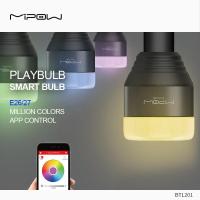 ราคา MIPOW Playbulb LED E26 E27บลูทูธสมาร์ทหลอดไฟเมจิกหรี่แสงได้ปลุกแสงบลูทูธ APP ควบคุม RGB หลายสี (10391314517)