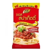 ราคา ซอสสปาเก็ตตี้ ซอสพาสต้า มะกะโรนี เพียวฟู้ดส์ 1100 กรัม PF Spaghetti Sauce 1100 g ซอสสปาเก็ตตี้ ซอสพาสต้า ซอสพิซซ่า มะกะโรนี ซอสผัด (2598638884)