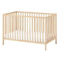 ราคา เตียงเด็กอ่อน ไม้เบิร์ช ขนาด 60x120 ซม (731384127)