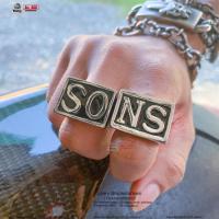 ราคา แหวนSons แหวนJax Teller แหวนsamcro Sons of anarchy แหวนหนัง เนื้องานแท้ งานสแตนเลสแท้100 ใส่ได้ทั้งชายและผู้หญิง มีไซส์ พร้อมส่ง 316L ร้านallacc (12746779634)
