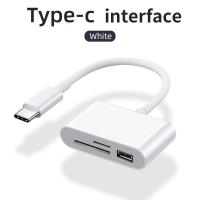 ราคา GUUGEI USB Type C Card Reader OTG Adapter Micro USB Sd tf Card Reader สำหรับ PC สมาร์ทโฟนสายเคเบิลถ่ายโอนข้อมูล U Disk Reader (15953765232)