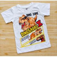 ราคา มีเก็บปลายทาง งานป้าย เสื้อยืดเด็ก เสื้อคอกลม ลายไดโนเสาร์ Dinosaur Jurassic World (19197799171)
