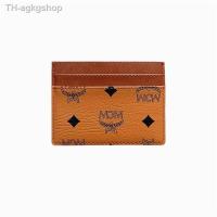 ราคา กระเป๋าสตางค์ Mcm กระเป๋าสตางค์กระเป๋าใส่บัตรกระเป๋าหนัง PU แบบบางเฉียบ 5 ช่อง (16004140566)