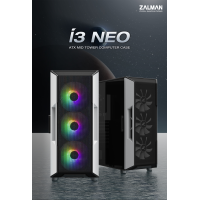 ราคา เคสคอมพิวเตอร์ ZALMAN i3 NEO TG ATX Mid Tower Computer Case Pre Installed RGB Fan (19861196694)