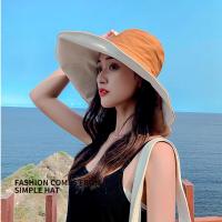ราคา หมวกกันแดดสไตล์ญี่ปุ่น เกาหลี หมวกแฟชั่นปีกกว้าง หมวกแฟชั่น หมวก bucket 2ด้าน หมวกกันแดด หมวกปีกกว้าง (4267032871)