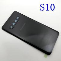 ราคา กระจกด้านหลังสำหรับ Samsung Galaxy S10 S10e S10 Plus S10 ฝาครอบด้านหลังประตูเคสกล้องกรอบเลนส์กระจก (11430214407)