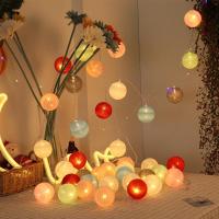 ราคา Night Light Cotton Ball Lighting Chain Led Colored Lamp Girl Heart Romantic Birthday Bedroom Room Christmas Ins Decoration GenOptics Aura Essence Lights (21006593605)