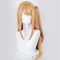 ราคา Oshi No Ko Hoshino Ruby คอสเพลย์วิกผม 70 ซม ตรงสีส้มทองกุหลาบสีชมพูทนความร้อนสังเคราะห์วิกผมอะนิเมะ หมวกวิกผม (21058706319)