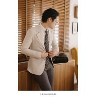 ราคา GROUNDER BEIGE LINEN SUIT เสื้อสูท เสื้อสูทแบบเรียบ เสื้อสูททำงาน เสื้อสูทใส่เที่ยว ผ้ารีดง่าย เสื้อสูทสีเบจ เสื้อคลุม สูทลินิน (13362963947)