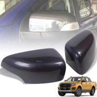 ราคา ครอบกระจกมองข้าง ครอบกันรอยกระจก รุ่น ฟอร์ด เรนเจอร์ FORD RANGER T6 ปี 2018 สีเทา ไวแทรค WILDTRAK (3479756232)