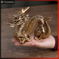 ราคา Flash Sale มังกรสีทองนำโชคดี1ชิ้นรูปปั้นมังกรทองสิบสองรูปปั้นสัตว์รูปปั้นตกแต่งเดสก์ท็อป (21204277562)