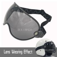 ราคา BULLBIKER หมวกกันน็อคกะบังหมวกเลนส์แว่นตากันลม Fit สำหรับ Hompson MOTO3 BELL MOTO3 ROYAL SHOEI P ZERO หมวกกันน็อควินเทจ (9828068777)