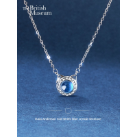 ราคา บริติชมิวเซียม ไกอา แอนเดอร์สัน แคทซีรีส์ สร้อยคอคริสตัลสีน้ำเงิน เครื่องประดับOz (19430751410)
