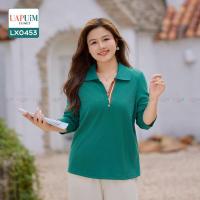 ราคา LX0453 เสื้อแขนยาว สาวอวบ เสื้อแขนยาว คอปก กระดุมด้านหน้าหลอก เนื้อผ้ายืดหยุ่น สวมใส่สบาย เสื้อผ้าพลัสไซส์ เสื้อผ้าสาวอวบ คุณภาพพรีเมี่ยม เสื้อ แขน ยาว คน อ้วน เสื้อ เชิ้ต แขน ยาว ผู้หญิง อวบ (2056647
