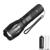 ราคา ไฟฉาย T6กลางแจ้งที่ชาร์จ USB เรืองแสง LED ไฟฉายฉุกเฉินกลางแจ้งพร้อมซูมและไฟฉายแสงสว่างจ้าแบบยืดหดได้ (21280295543)