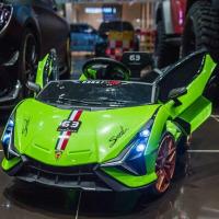 ราคา Lamborghini Aventador 12V ปรับความเร็วได้ ออกตัวสมูท รถแบตเตอรี่เด็กขายดี KIDs CAR (20369042848)