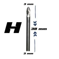 ราคา ดอกคาร์ไบด์ เจียรนัย ชุดดอกกัด แกน3มิล หัว3มิล 10ตัว ชุด (16620722756)