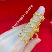 ราคา แหวนทองครึ่งสลึง YHGOLD แหวนเกือกม้า ทองคำแท้96 5 ขายได้จำนำได้ (17125016496)