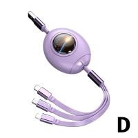 ราคา High Quality New Innovation Of 3 in 1 Telescopic USB Cable Cable Data Capsule Cable Data USB Adapter Rocket Telescopic Space M1U4 (19815495848)