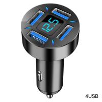 ราคา 66W 4พอร์ต USB Car Charger Fast ชาร์จ PD Quick Charge 3 0 USB C Car Charger อะแดปเตอร์สำหรับ iPhone 13 12 Xiaomi Samsung (21170056829)
