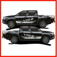 ราคา TOYOTA VIGO สติ๊กเกอร์ลายโคลนชายประตูล่างวีโก้ สติ๊กเกอร์ซิ่ง สติ๊กเกอร์ติดรถ ชุดแต่งวีโก้ sticker สอบถามเพิมทางแชทครับ (20677263177)