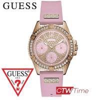 ราคา ผ่อนชำระ สูงสุด 10 เดือน Guess Lady Frontier นาฬิกาข้อมือผู้หญิง สายซิลิโคนสีชมพู รุ่น W1160L5 พิ้งค์โกลด์ (13042636910)