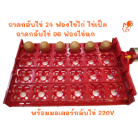 ราคา รางฟักไข่ ถาดฟักไข่ กลับไข่ รุ่น 4 ราง 24 ฟอง ไข่ไก่ เป็ด ไข่นก 96 ฟอง ถาดผลิกไข่ กลับไข่อัตโนมัติ ถาดฟักไข่ไก่ สำหรับตู้ฟักไข่ (9094107438)