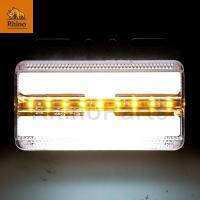 ราคา 1ชิ้น 24V ไฟราวข้างรถบรรทุก พร้อมไฟส่องพื้น ไฟราวข้างมีไฟเลี้ยววิ่ง ไฟข้างรถบรรทุก รถพ่วง รถเทรลเลอร์ 6 ล้อ 10 ล้อ (9532595213)