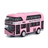 ราคา ของขวัญวันวันเกิดสำหรับเด็กของขวัญกระพริบด้วย Mobil Musik รถบัสจำลองยานพาหนะของเล่นยานพาหนะตั้งรถท่องเที่ยวเมืองสองชั้นรถขึ้นรูปรถบัสรถบัสของเล่นของเล่นดึงถอยหลังโมเดลของเล่น (20919204006)