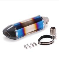 ราคา ท่อรถมอไซค์ ท่ออาคาโปวิค ใส่คอ 2 นิ้ว ท่อกระป๋องท่อท่อไอเสีย Akrapovic Mufflerมีจุกลดเสียงปลายท่อHonda Yamaha Suzuki Kawasaki และรุ่นอื่นๆ (9530898386)