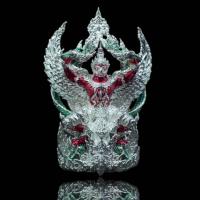 ราคา พญาครุฑสุบรรณราชา วัดวิมุตติธรรม ปลุกเสก 2 วาระ เนื้อพิเศษแจกศูนย์ เนื้อบรอนซ์ชุบเงินลงยา จัดสร้าง 199 องค์ ขนาด 5 ซม (20729352489)