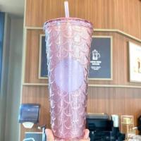 ราคา ขาตั้งกล้องสตาร์บัคจากประเทศจีนรูปปลาดาวจากสตาร์บัคขนาดปลาสตาร์บัคแก้วแบบมีหลอดหัวใจของเด็กผู้หญิงค่อยๆเปลี่ยนวันวาเลนไทน์แก้วน้ำพลาสติกถ้วยน้ำสีชมพู (18318819019)