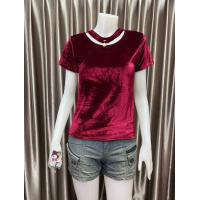 ราคา เสื้อยืเแฟชั่นคอโช้คเกอร์จี้มุกกํามะหยี่ผู้หญิง รุ่นใหม่ ผลิตจากผ้ากํามะหนี้เนื้อดี ผ้านิ่มใส่สบาย ไม่ร้อน (17258314187)