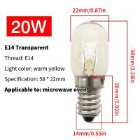 ราคา หลอดไฟไฟเตาอบ E14 1ชิ้น10 15 20 25W เตาอบฮาโลเจนโคมไฟไมโครเวฟตู้เย็น (17289849150)