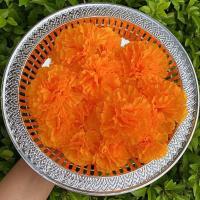 ราคา ดอกดาวเรือง ดาวเรืองประดิษฐ์ ดาวเรืองผ้า สีเหลือง 50 100 ดอก ขนาด 9 ซม (20278638413)