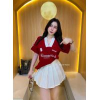 ราคา Birthday Shop เสื้อกีฬาโอเวอร์ไซส์แขนสั้น แขนยาว เนื้อผ้ากีฬา เสื้อทรงสปอร์ตงานตามหา (21317970122)