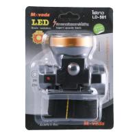 ราคา Movada ไฟฉายหัวชาร์จแบบชาร์จไฟบ้าน รุ่น LD 501 (8757923676)