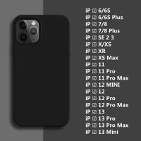 ราคา HOHO เคสสำหรับไอโฟน เคสซิลิโคน ใช้สำหรับ iPhone 6 6S 7 8 Plus SE X XR XS Max 11 12 13 14 Pro Max 14 Plus 12 13 Mini TPU liquid silicone case เคสซิริโคนกำมะหยี่ เคส เคสมือถือซิลิโคนเหลว (18852903255)